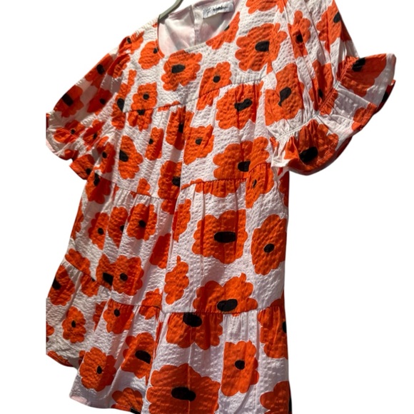 Polagram Poppy Flower Tiered Blouse - Picture 2 of 3